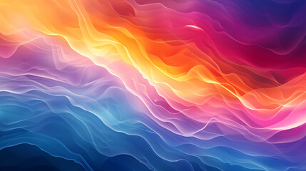 Fototapeta premium Abstract wave colorful background dynamic texture