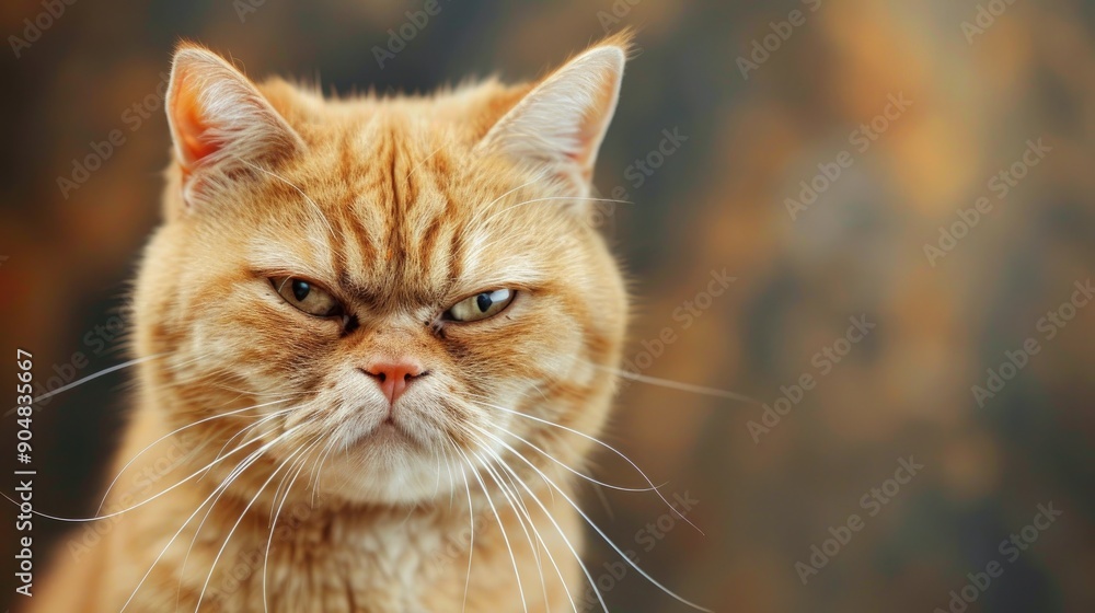 Poster upset cat emoticon with questioning expression