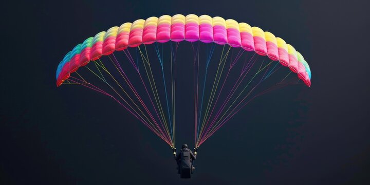 Parasailer at Night