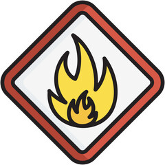 Flammable Sticker