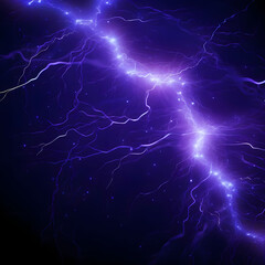 Obraz premium Abstract realistic nature lightning thunder background . Bright curved line on isolated texture overlays