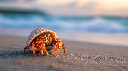 Hermit Crab on the Beach
