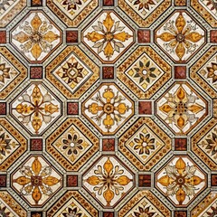 pattern with mosaic