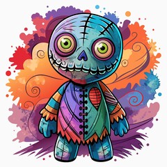 cartoon, illustration, vector, woman, funny, art, drawing, graffiti, character, color, design, painting, people, fun, colorful, boy, christmas