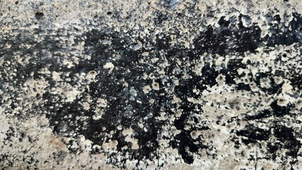 concrete stone texture background and old black paint. The concrete floor. photo of natural stone. The background of the rough stone texture