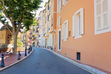 Happy child, visiting Monaco during summer, enjoying sunny days in Monte Carlo