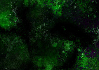 緑と黒の不気味で怖い汚れた地獄の背景画像