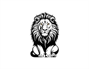 Lion logo design vector