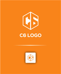 C6 LOGO HEXAGONAL NEGATIVESPACE