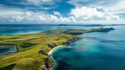 Coastal panoramas of the Chatham Islands