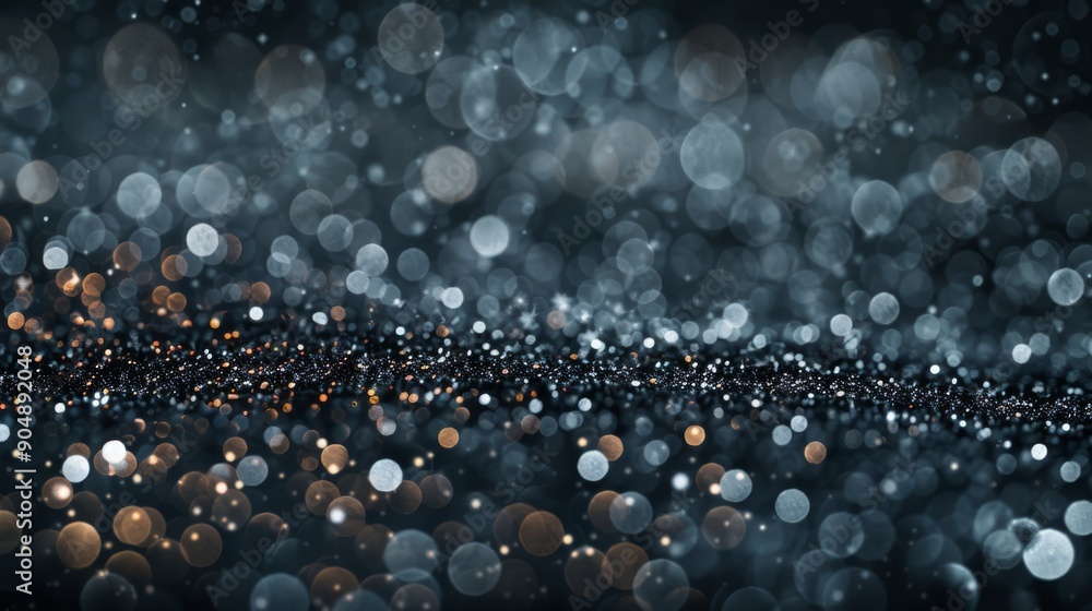 Poster create a festive atmosphere with a bokeh background and shimmering lights for special occasions