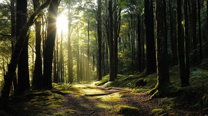 Obraz premium Enchanting forests of Pureora