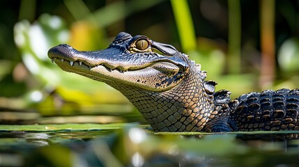 The American alligator is found in all of Florida.