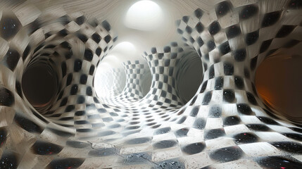 Dynamic Geometric Tunnel Structure with Perforated Walls
