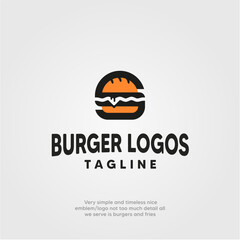 S BURGER LOGO ORANGE
