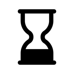 hourglass glyph icon