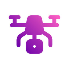 drone gradient icon