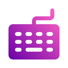 keyboard gradient icon