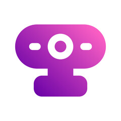 webcam gradient icon