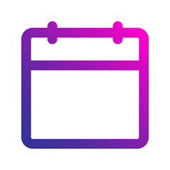 calendar gradient icon