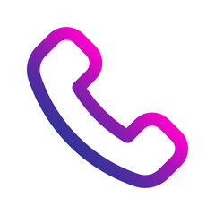 phone call gradient icon