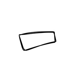 handdrawn rectangle doodle 