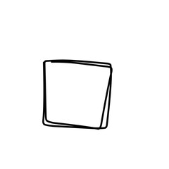 handdrawn rectangle doodle 