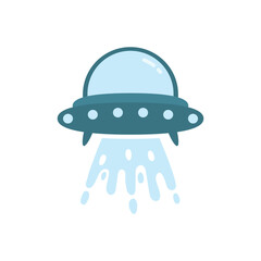 UFO Spaceship illustration icon