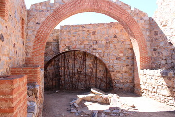Castle of Calatrava la Nueva, fortress of the Military Order of Calatrava in the province of Ciudad...