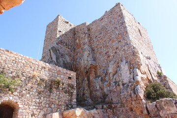 Castle of Calatrava la Nueva, fortress of the Military Order of Calatrava in the province of Ciudad...