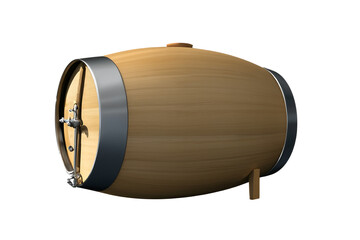 barrel isolated on white