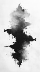 Obraz premium White and Gray Textured Watercolor Background