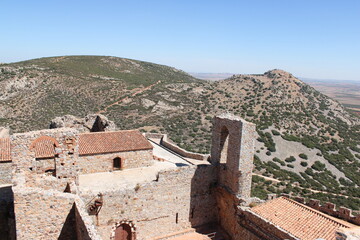 Castle of Calatrava la Nueva, fortress of the Military Order of Calatrava in the province of Ciudad...