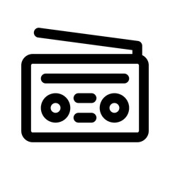 radio line icon