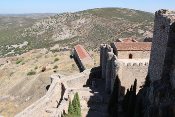 Castle of Calatrava la Nueva, fortress of the Military Order of Calatrava in the province of Ciudad...