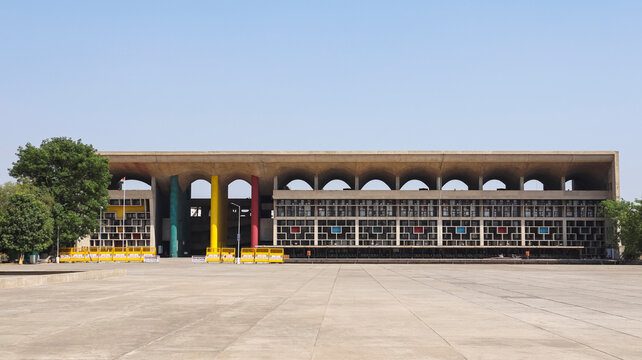 Beautiful view of the High Court Museum, Chandigarh, India.