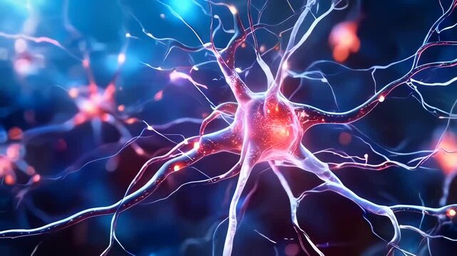 exploring complex structure of firing neurons under microscope 