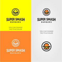 SUPER SMASH BURGER LOGO