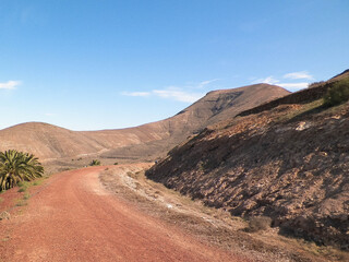 Mountain area close to Playa Blanca. Lanzarote island.