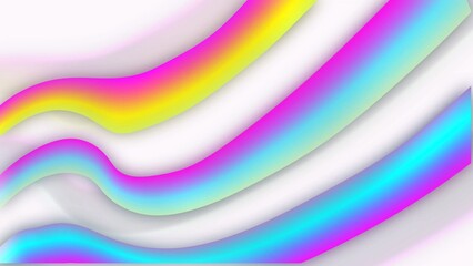 Bright abstract swirls in motion are perfect for vibrant background. Abstract color wave rainbow strip paper background. Color brush, paint ribbon, stroke, swirl, abstract splash, background, wave. 