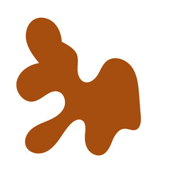 Neutral Earth Tone Abstract Shape Vectors 