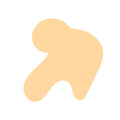 Neutral Earth Tone Abstract Shape Vectors 