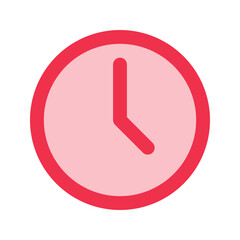 time outline fill icon