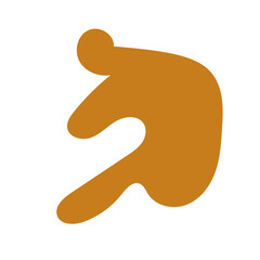 Neutral Earth Tone Abstract Shape Vectors 