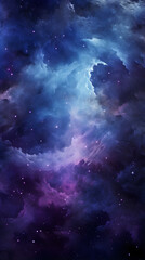 Fototapeta premium Digital colorful starry sky abstract graphic poster background