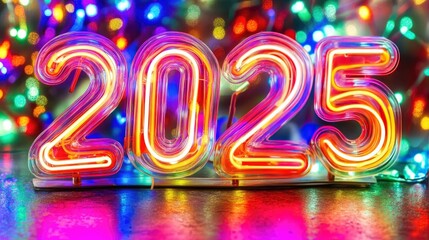 Celebrate the arrival of 2025 , joyous festivities