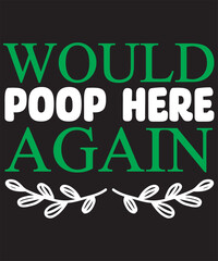 bathroom t-shirt desig