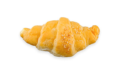 Croissant isolated on white background