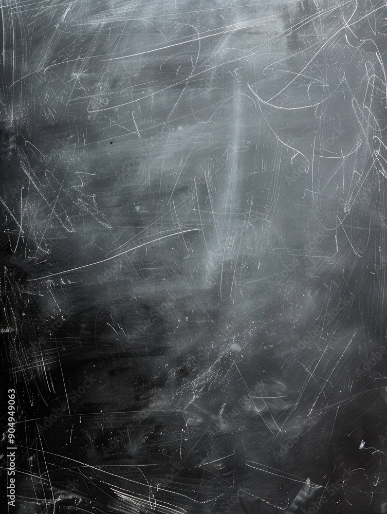Poster a chalkboard displays a myriad of colorful spirals and abstract shapes drawn by students, showcasing