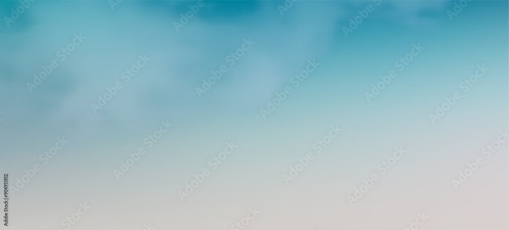 Poster modern colorful gradient background with clouds